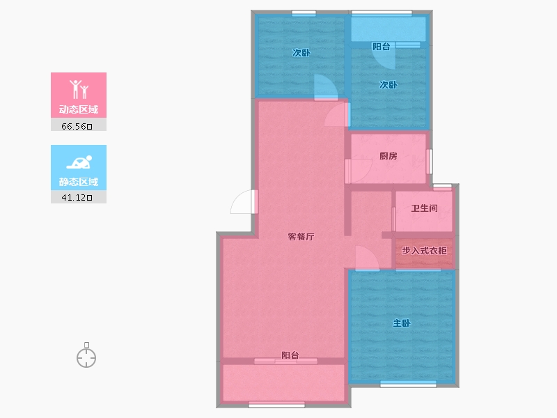 山东省-临沂市-优诗美地-96.01-户型库-动静分区