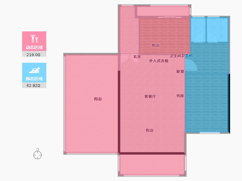 湖北省-黄冈市-升华翡翠一品-264.00-户型库-动静分区