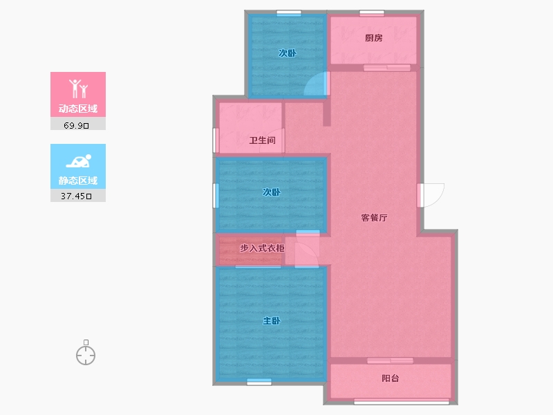 山东省-临沂市-优诗美地-96.01-户型库-动静分区