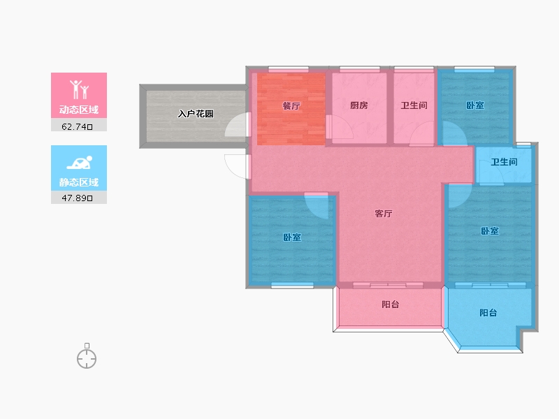 河南省-许昌市-怡通蓝堡佳苑-108.01-户型库-动静分区