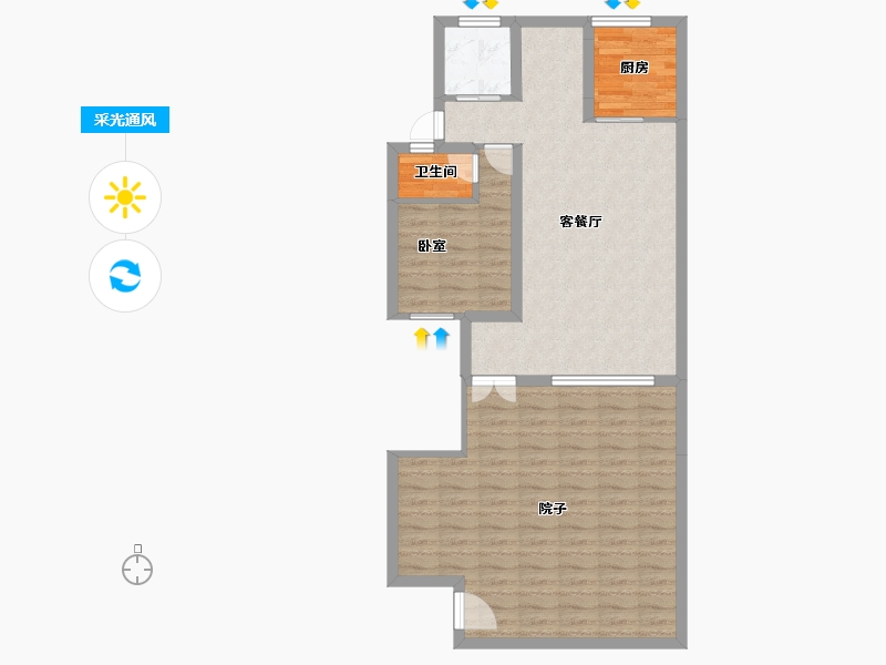 河南省-开封市-绿地香颂-85.99-户型库-采光通风