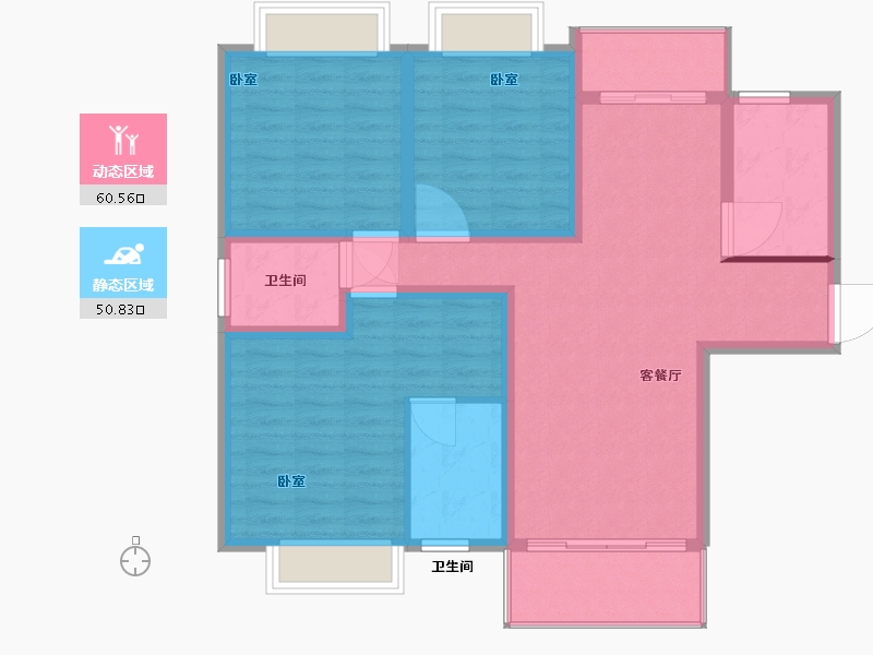 河南省-南阳市-财富家天下·-100.00-户型库-动静分区