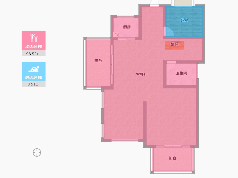 河南省-信阳市-金牛国际社区-97.06-户型库-动静分区