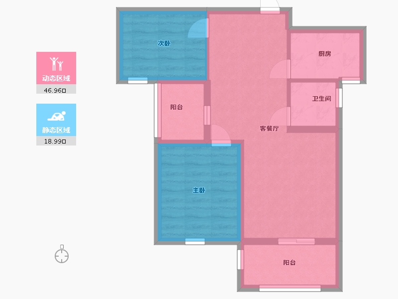 山东省-临沂市-嘉益香槟城-58.00-户型库-动静分区