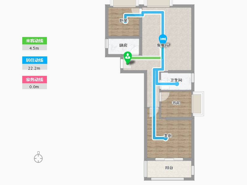 福建省-厦门市-永鸿南岸-71.00-户型库-动静线