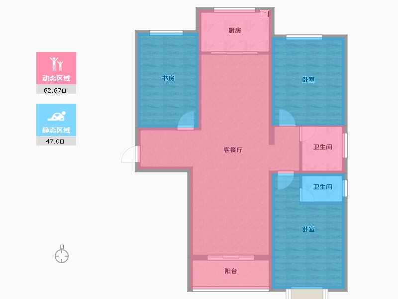 河南省-商丘市-橄榄城-98.37-户型库-动静分区