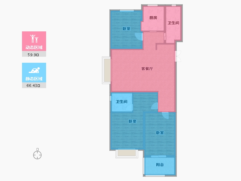 山东省-德州市-双企·龙城和悦府-114.00-户型库-动静分区