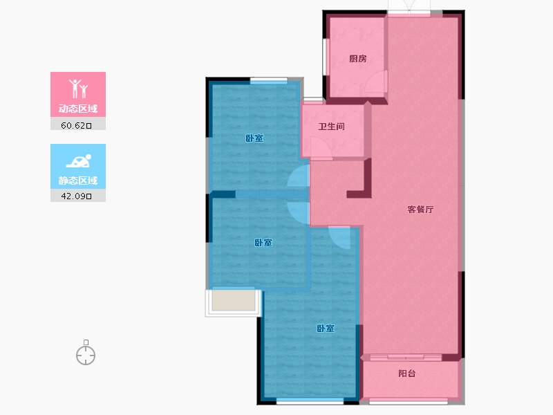 河南省-南阳市-名门中州府-92.13-户型库-动静分区