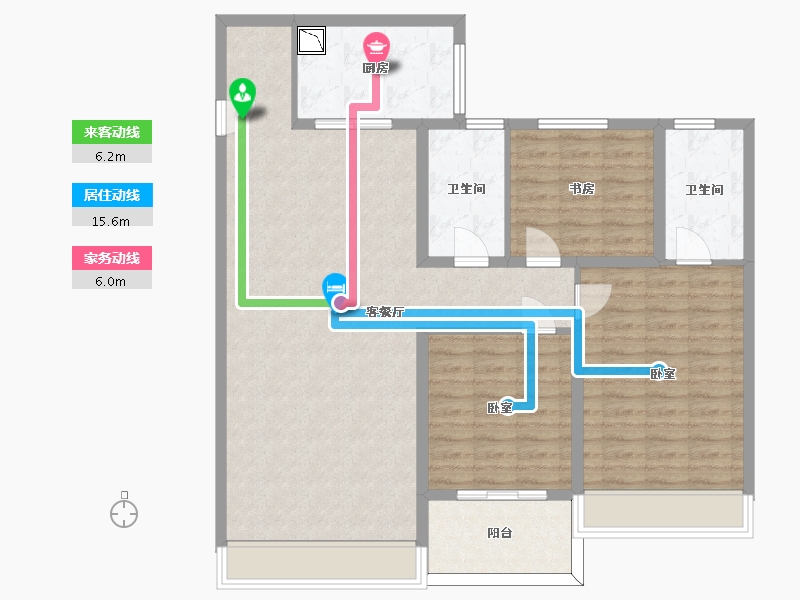 山东省-济南市-万和府-112.45-户型库-动静线