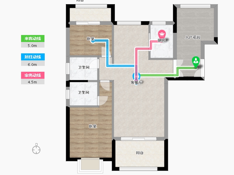 江西省-抚州市-硕丰·世界城-75.89-户型库-动静线