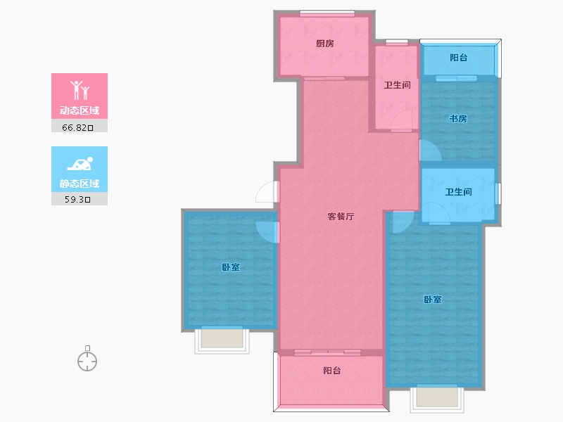 河南省-许昌市-金石星河湾-114.00-户型库-动静分区