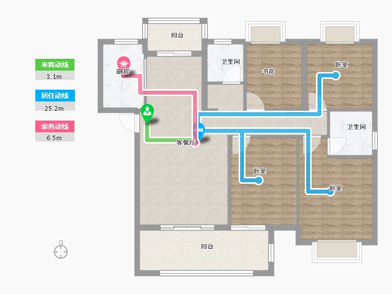 湖北省-黄冈市-天禧未来城-114.02-户型库-动静线