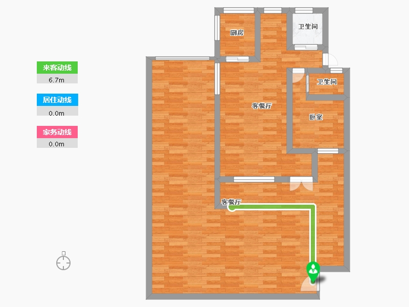 河南省-开封市-绿地香颂-86.00-户型库-动静线