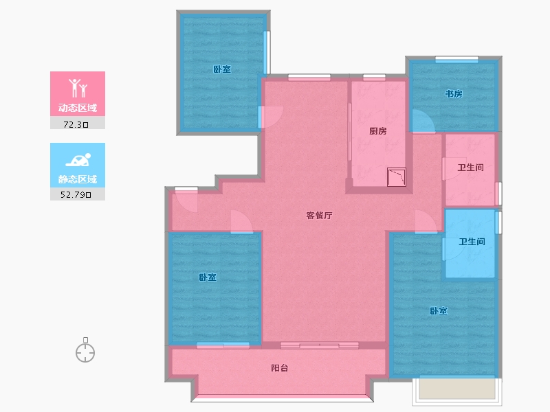 山东省-济南市-济南宝能城-112.45-户型库-动静分区