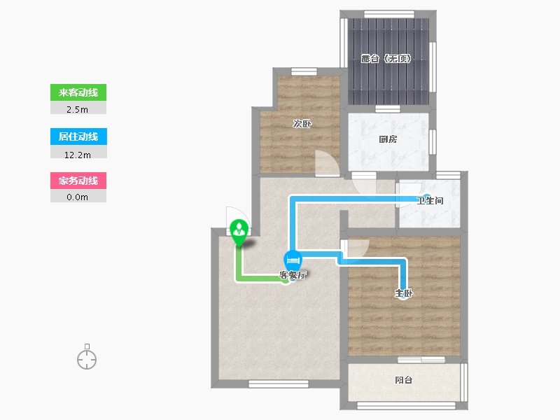 山东省-临沂市-优诗美地-66.20-户型库-动静线