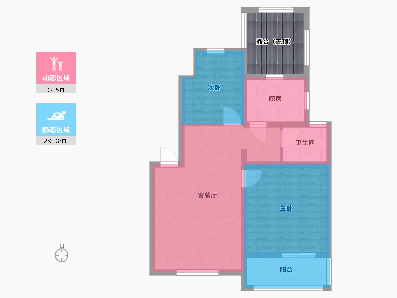 山东省-临沂市-优诗美地-66.20-户型库-动静分区