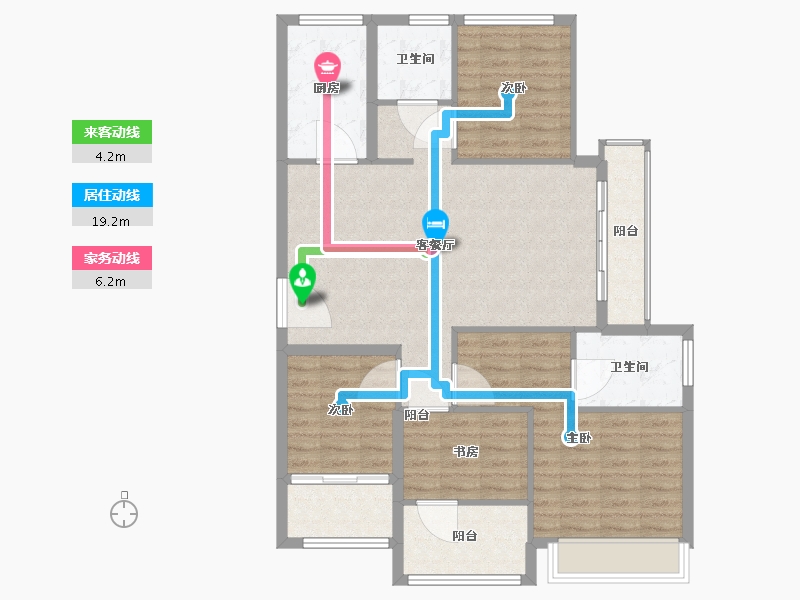 福建省-厦门市-马銮湾1号-102.00-户型库-动静线