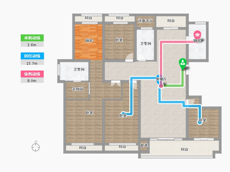 河南省-郑州市-豫发国园-171.39-户型库-动静线