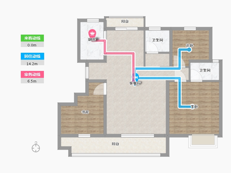 山东省-临沂市-致远翡翠传奇-99.01-户型库-动静线