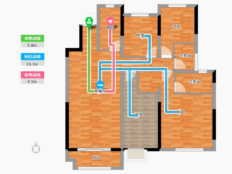 河南省-开封市-路劲国际城-113.10-户型库-动静线