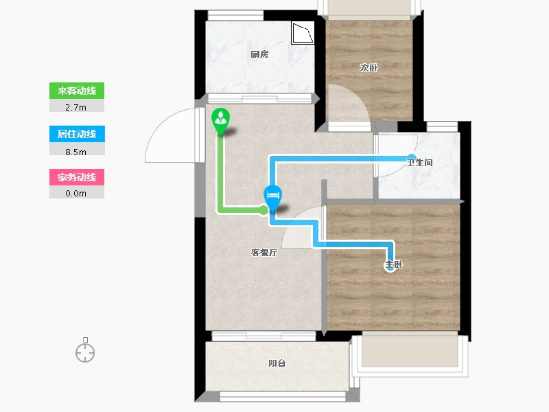 福建省-厦门市-招商半山云海-43.15-户型库-动静线