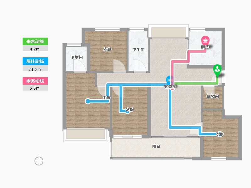 福建省-厦门市-建发和玺-101.01-户型库-动静线