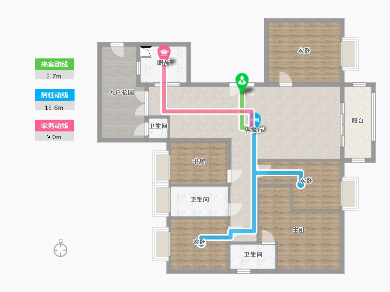 湖北省-咸宁市-始峰悦府-151.22-户型库-动静线