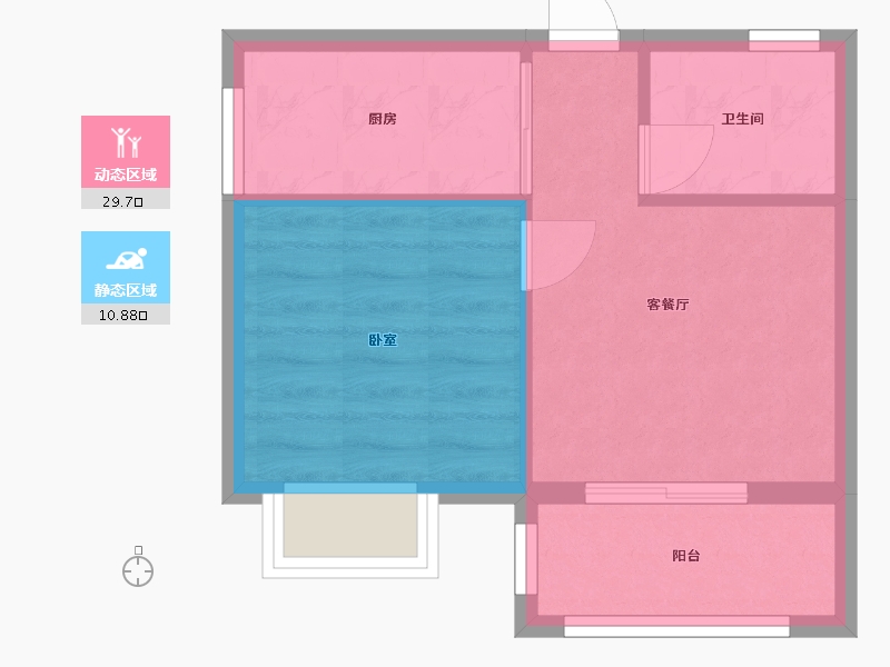 湖北省-武汉市-天池雅园-36.19-户型库-动静分区