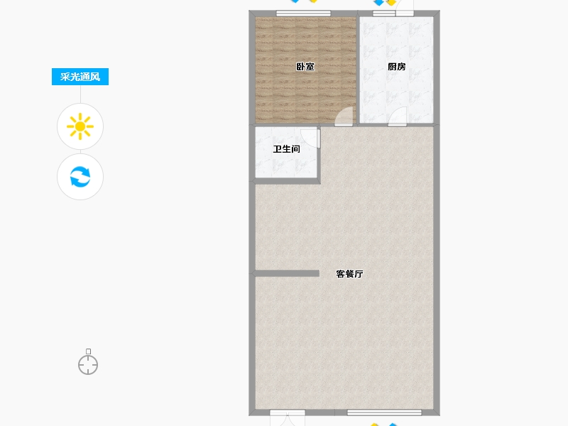 福建省-厦门市-三盛国际海岸-126.00-户型库-采光通风