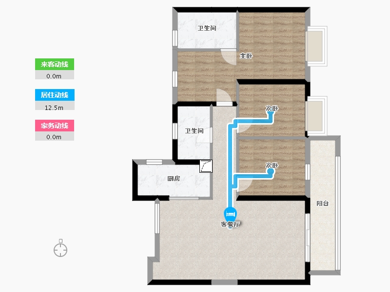 湖北省-武汉市-保利上城-96.52-户型库-动静线