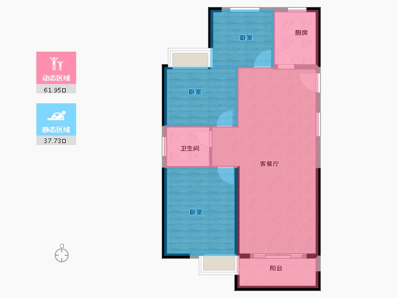 湖北省-黄冈市-武穴襄大天地-91.21-户型库-动静分区