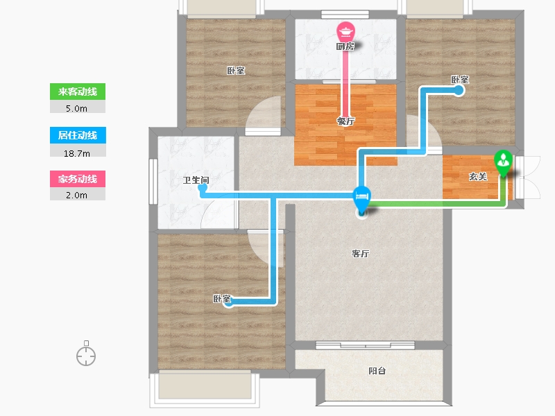 河南省-许昌市-德正西湖春天-87.01-户型库-动静线