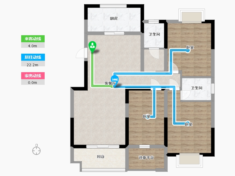 河南省-信阳市-金牛壹号-101.03-户型库-动静线