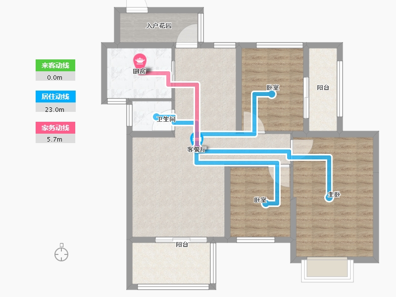 福建省-厦门市-永鸿南岸-92.01-户型库-动静线