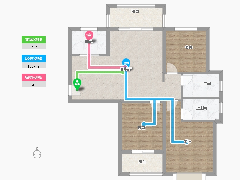 福建省-厦门市-三盛国际海岸-81.00-户型库-动静线