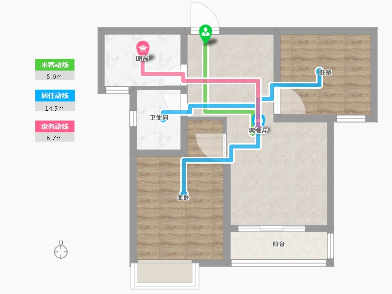 福建省-厦门市-永鸿南岸-62.01-户型库-动静线