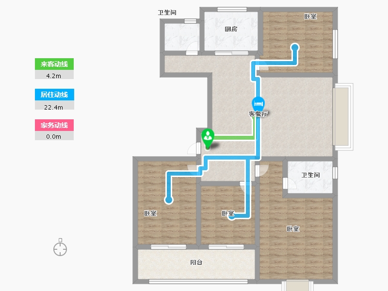 山东省-济宁市-睿湖印象-120.99-户型库-动静线