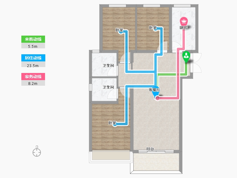 河南省-许昌市-正商书香华府-99.00-户型库-动静线