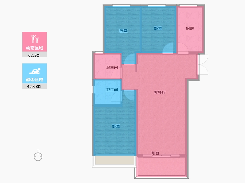 河南省-许昌市-正商书香华府-99.00-户型库-动静分区