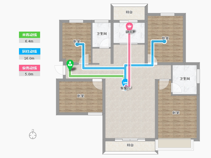 河南省-许昌市-千玺楽苑-114.00-户型库-动静线