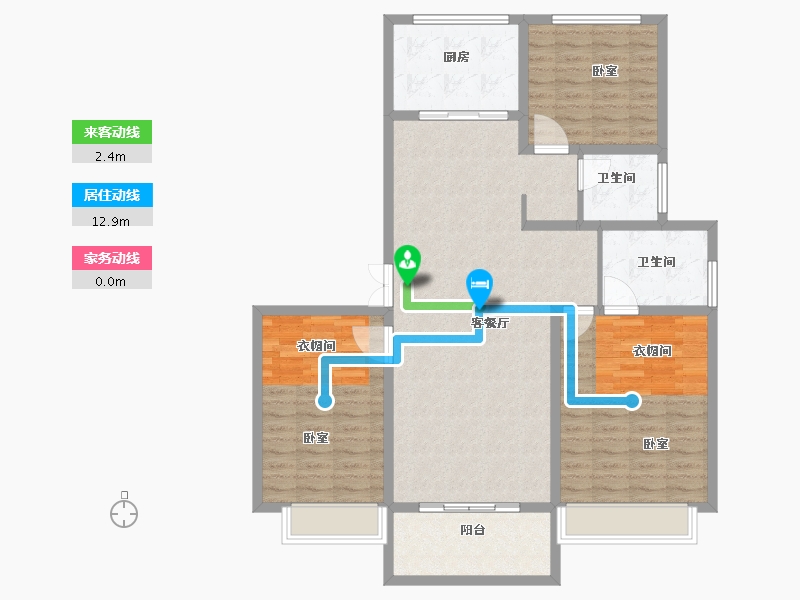 山东省-菏泽市-中达祥泰御府-115.99-户型库-动静线