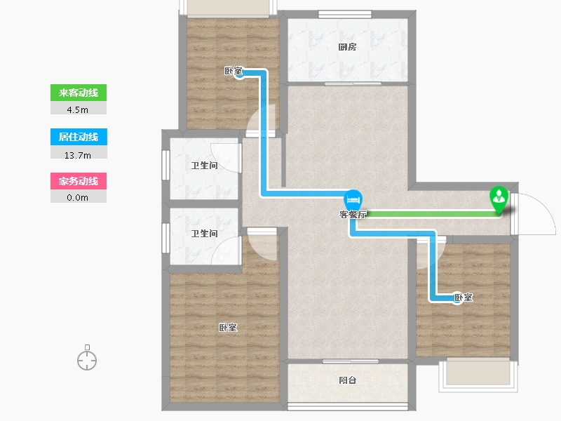 河南省-信阳市-鑫盛息州府-97.36-户型库-动静线