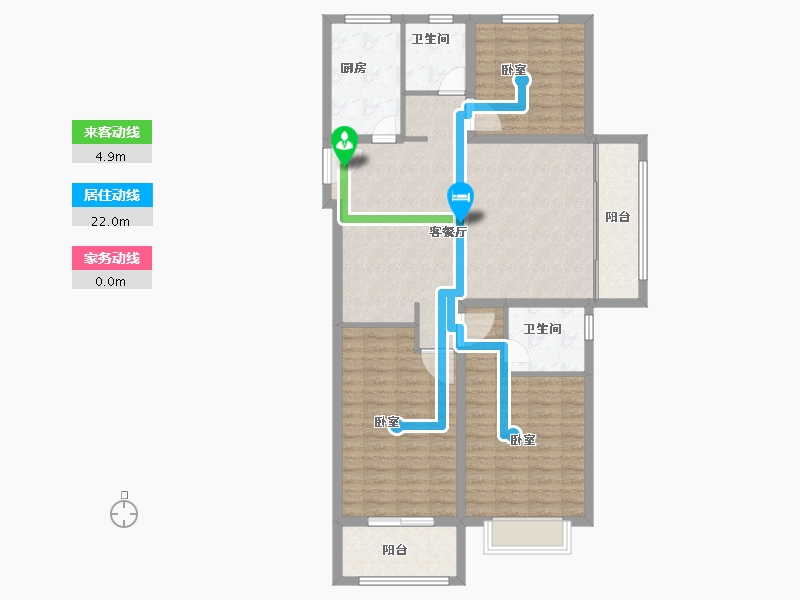 山东省-菏泽市-万腾观澜城-112.00-户型库-动静线