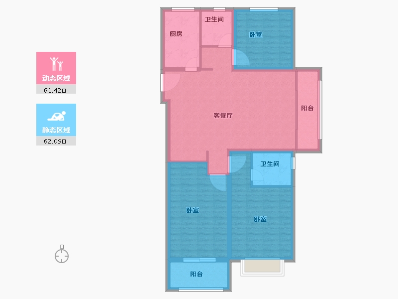 山东省-菏泽市-万腾观澜城-112.00-户型库-动静分区