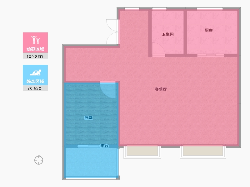 江苏省-南京市-五矿澜悦栖原-130.00-户型库-动静分区