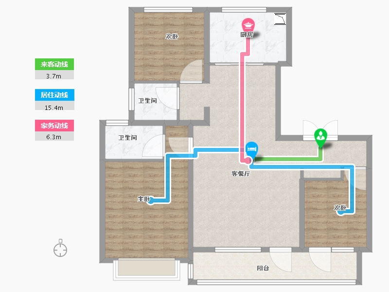 山东省-济南市-银丰玖玺城-114.00-户型库-动静线