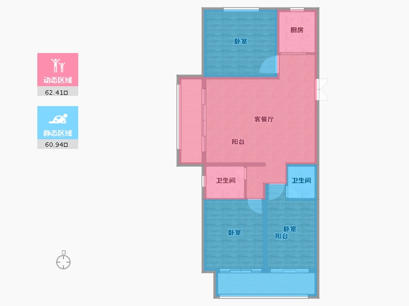 山东省-德州市-奥特莱斯·澜铂湾-112.00-户型库-动静分区