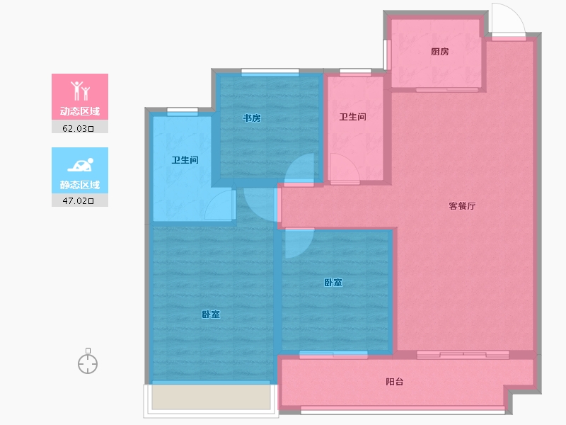 山东省-菏泽市-单县佳和城-98.00-户型库-动静分区