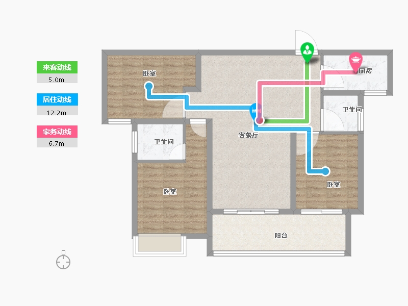 河南省-三门峡市-汉飞世界城-93.01-户型库-动静线