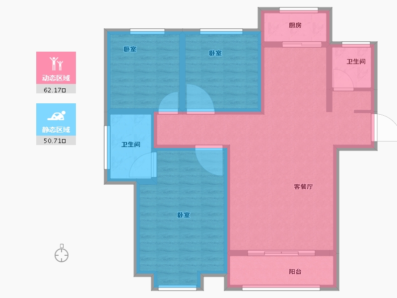 河南省-商丘市-伯爵城邦-101.00-户型库-动静分区